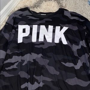 PINK gray camo long sleeve!